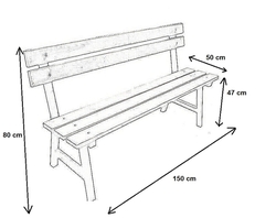 Lavička Kolín  - kopie